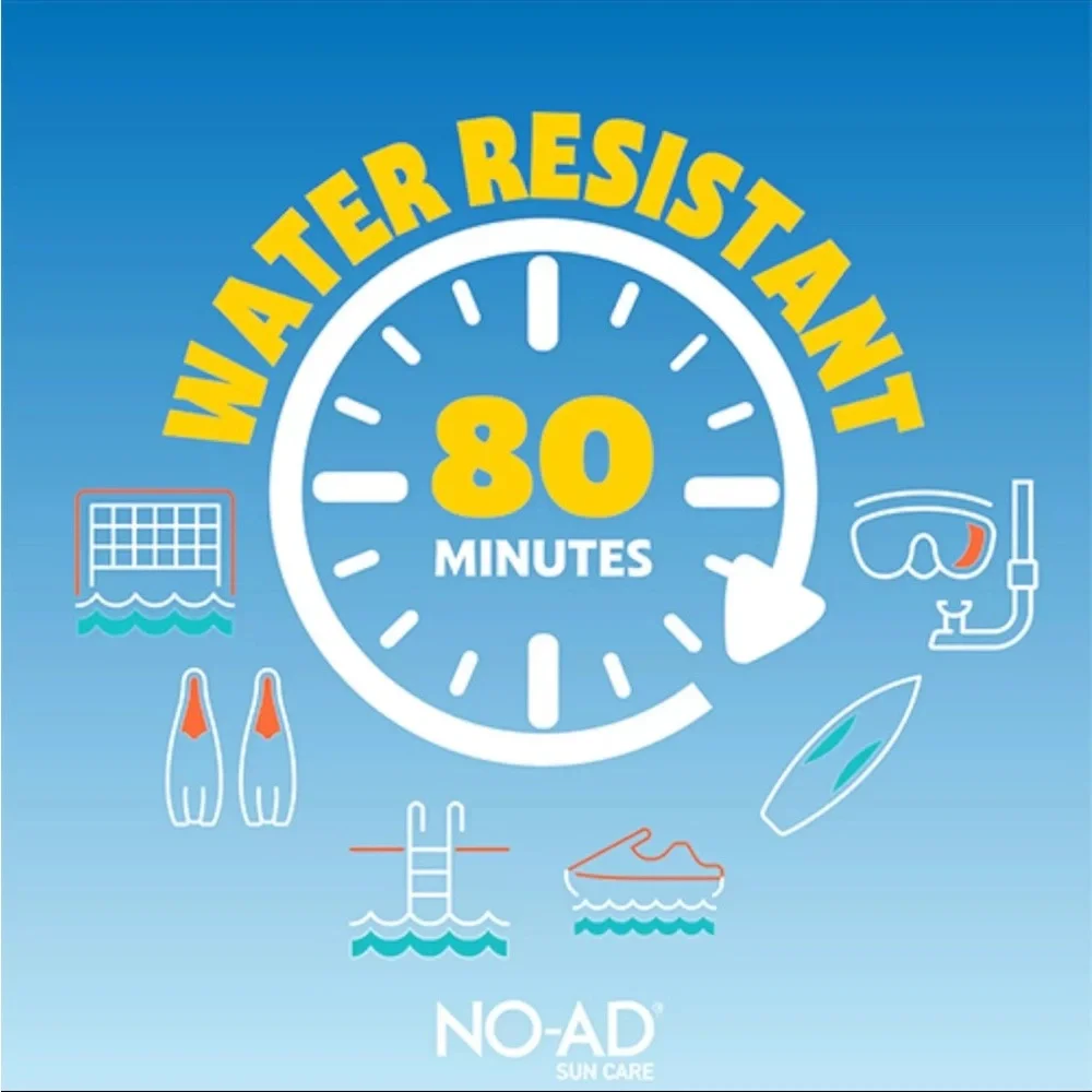 NO-AD Kids SPF 50 Sunscreen Continuous Spray Broad Spectrum 9oz Water Resistant